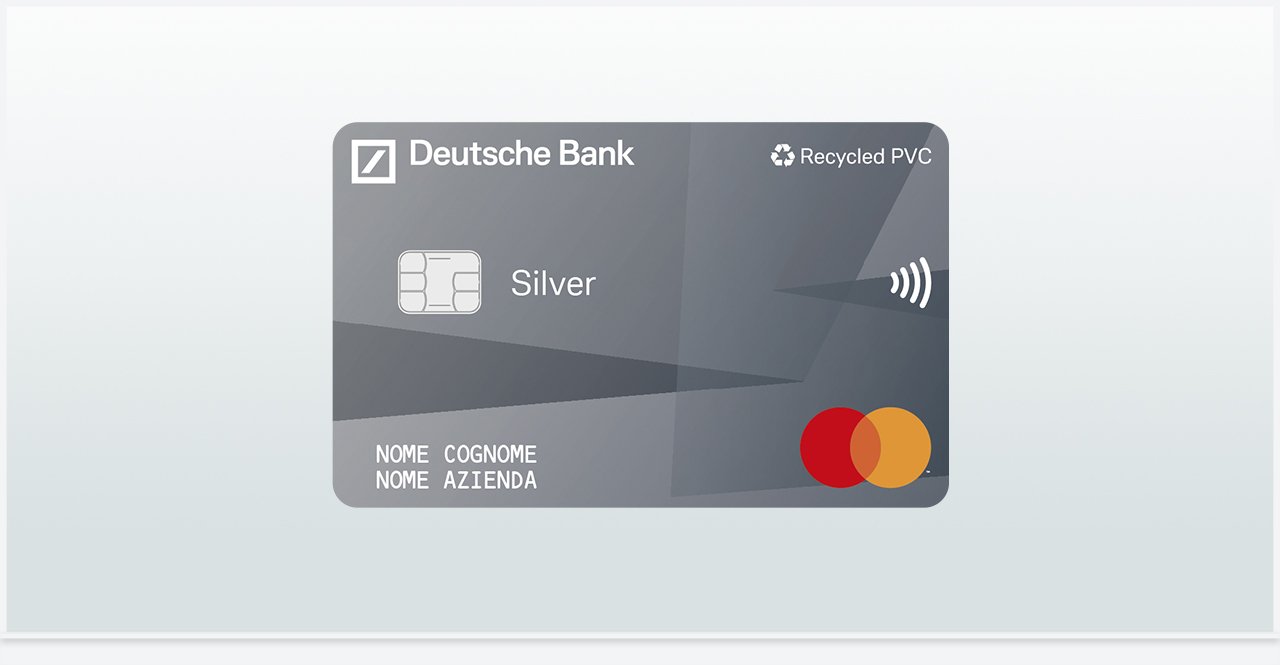 Immagine della Carta di Credito Silver Mastercard Corporate Aziendale