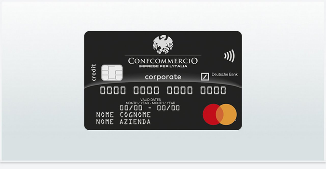 Immagine della Carta di Credito Confcommercio