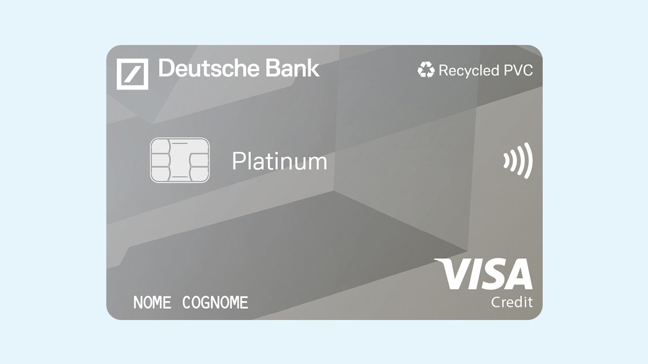 Immagine della Carta di Credito Visa Platinum